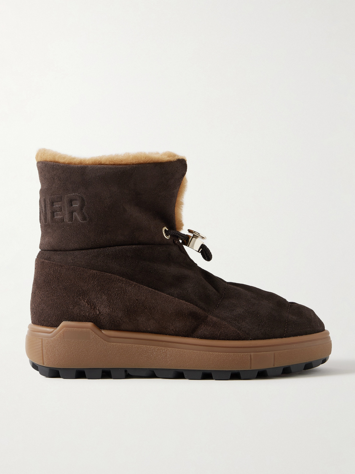 Bogner Chamonix Suede Snow Boots In Brown