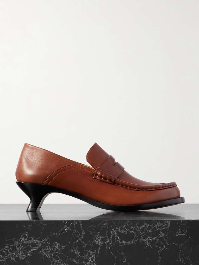 Loewe Campo Leather Pumps
