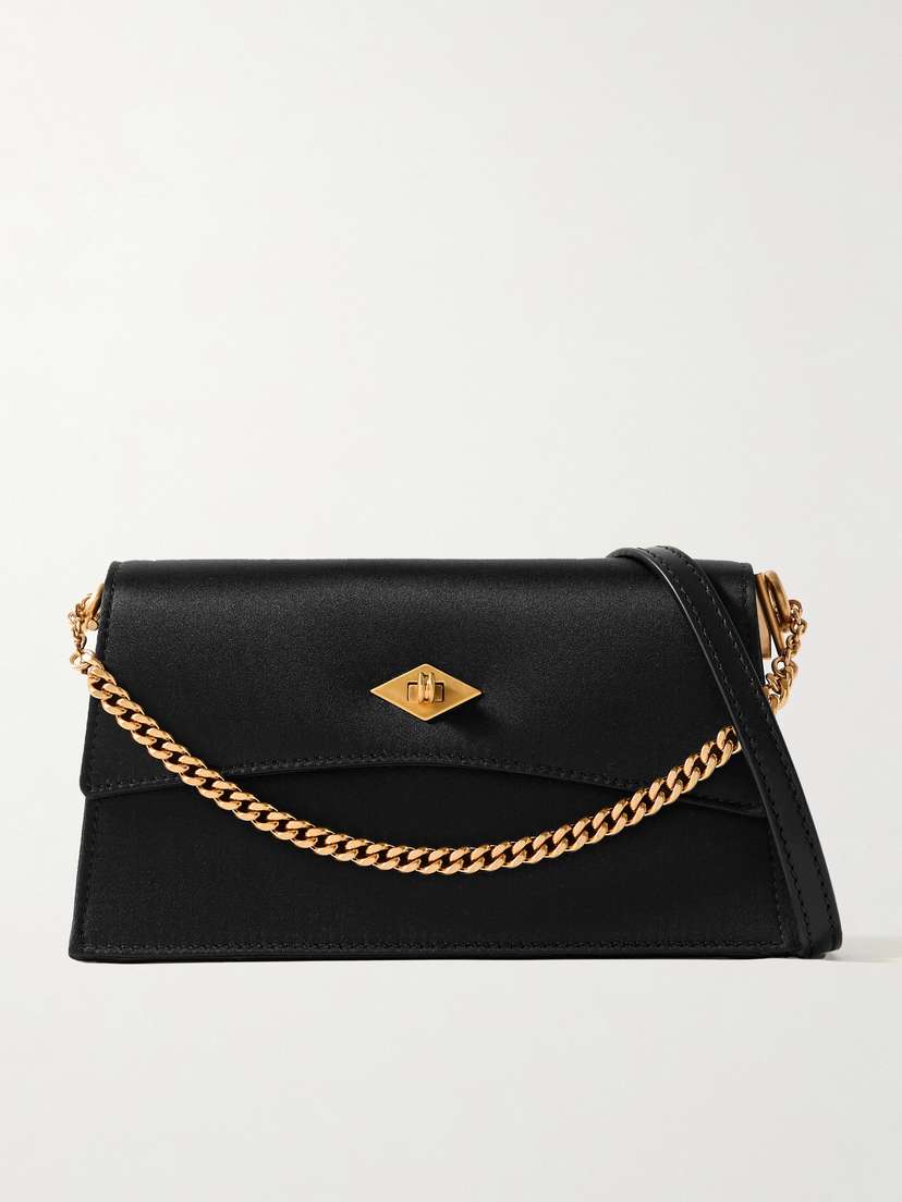 Métier Roma Silk-satin Shoulder Bag