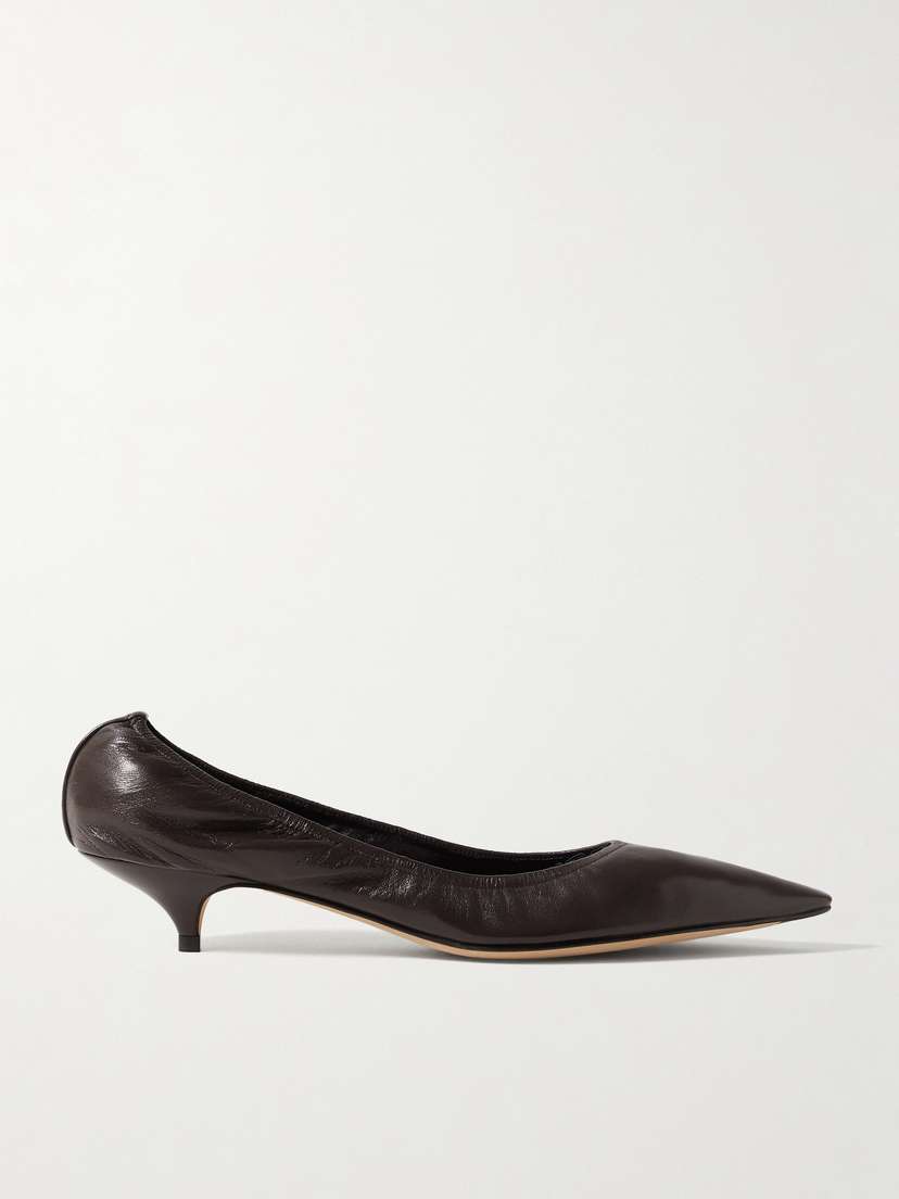 The Row Uxor Leather Pumps