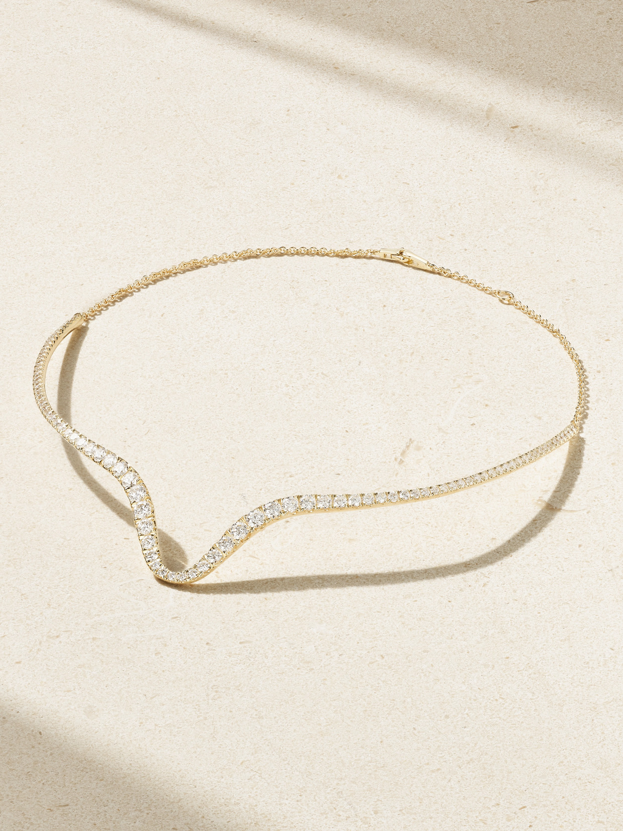 Melissa Kaye Clara 18-karat Gold Diamond Necklace