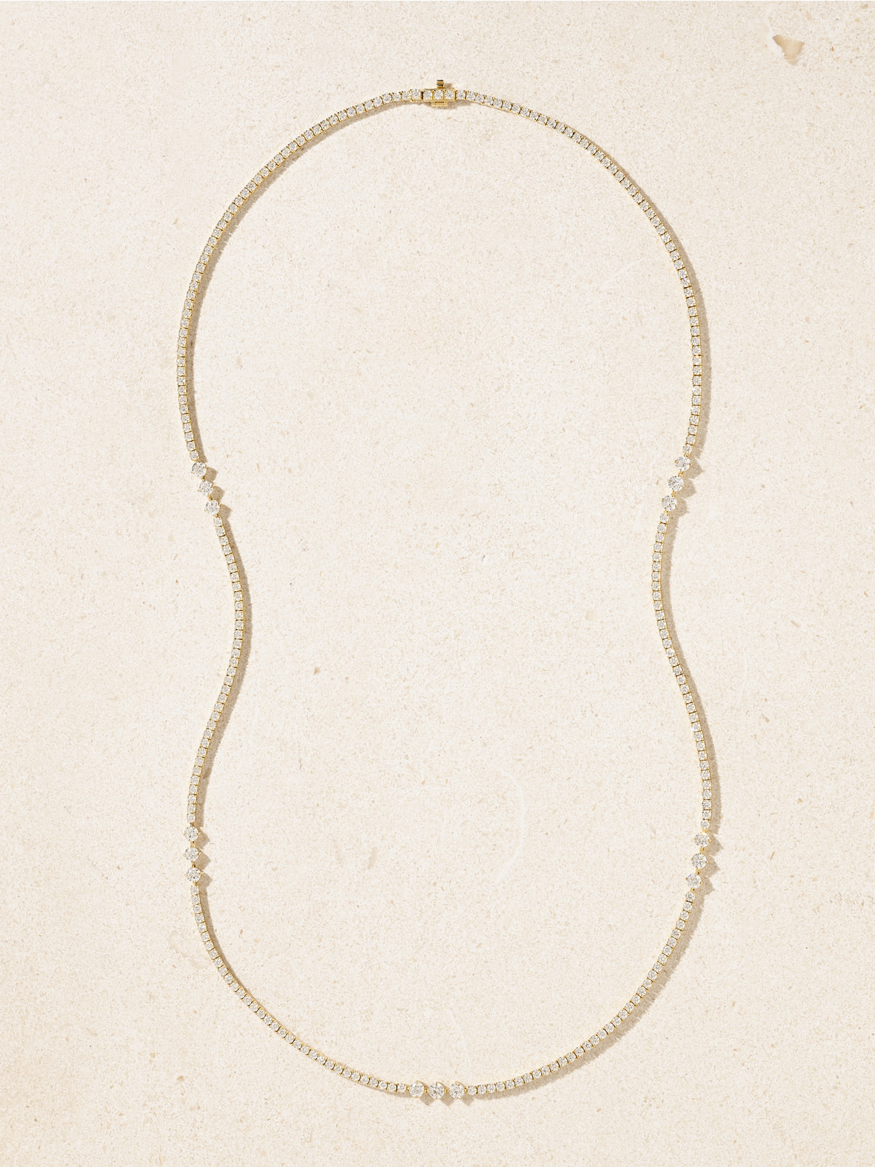 Melissa Kaye Stella 18-karat Gold Diamond Necklace