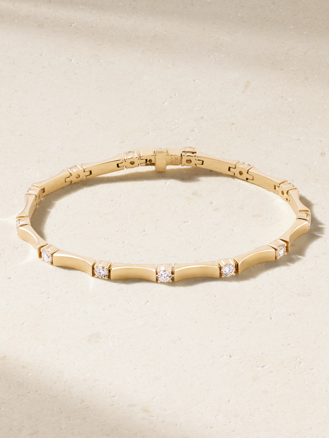 Melissa Kaye Honey Linked 18-karat Gold Diamond Bracelet In Gold