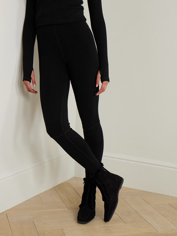 TOTEME Jacquard-knit leggings