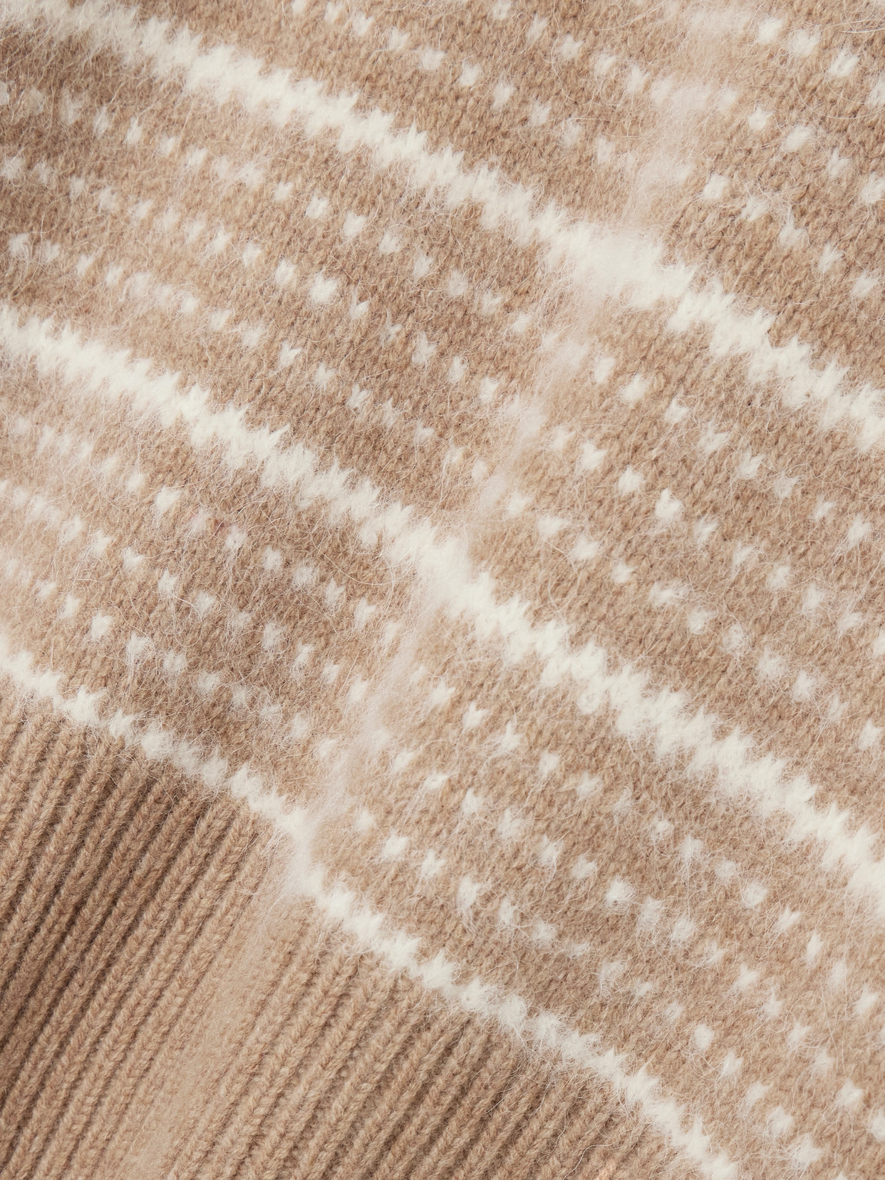 Totême Scandi Wool-blend Turtleneck Sweater In Brown