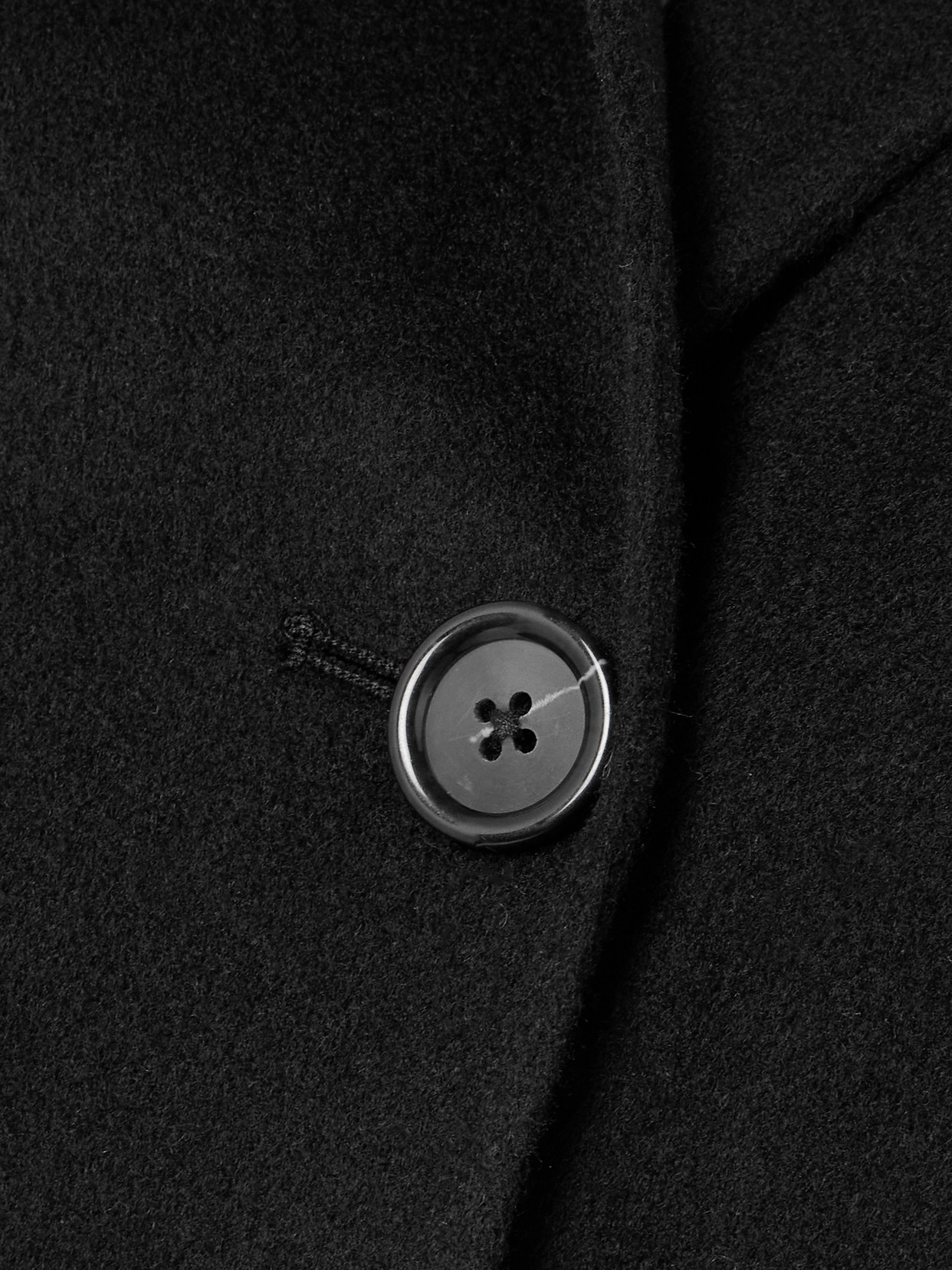Totême Whistler Wool Coat In Black