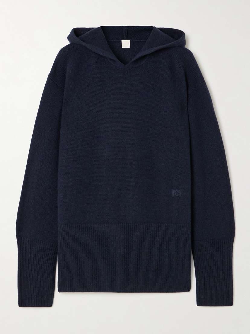 TOTEME Embroidered Cashmere Hoodie