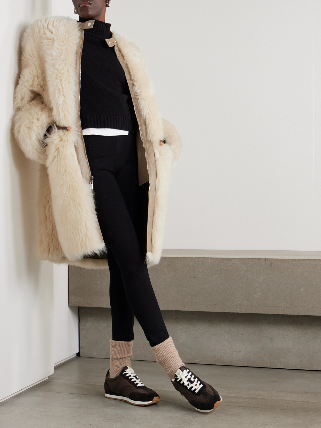 Avalan Reversible Shearling Coat