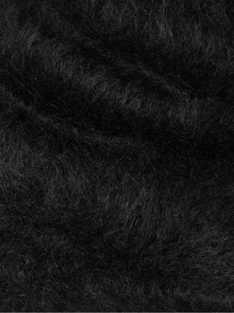 alpaca-blend turtleneck maxi dress
