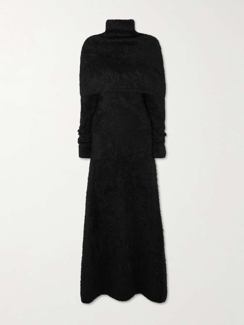 TOTEME Alpaca-blend Turtleneck Maxi Dress