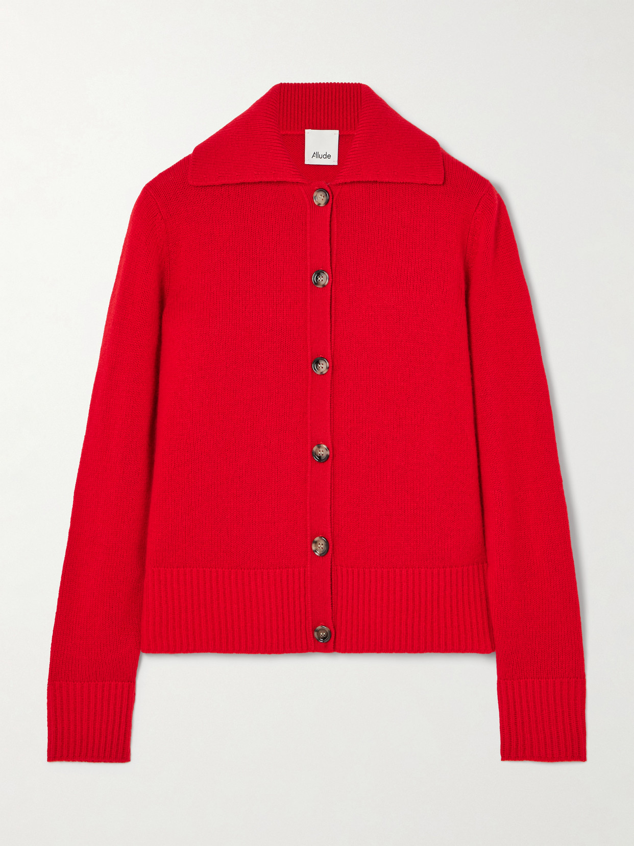 Allude Cashmere Cardigan In Red