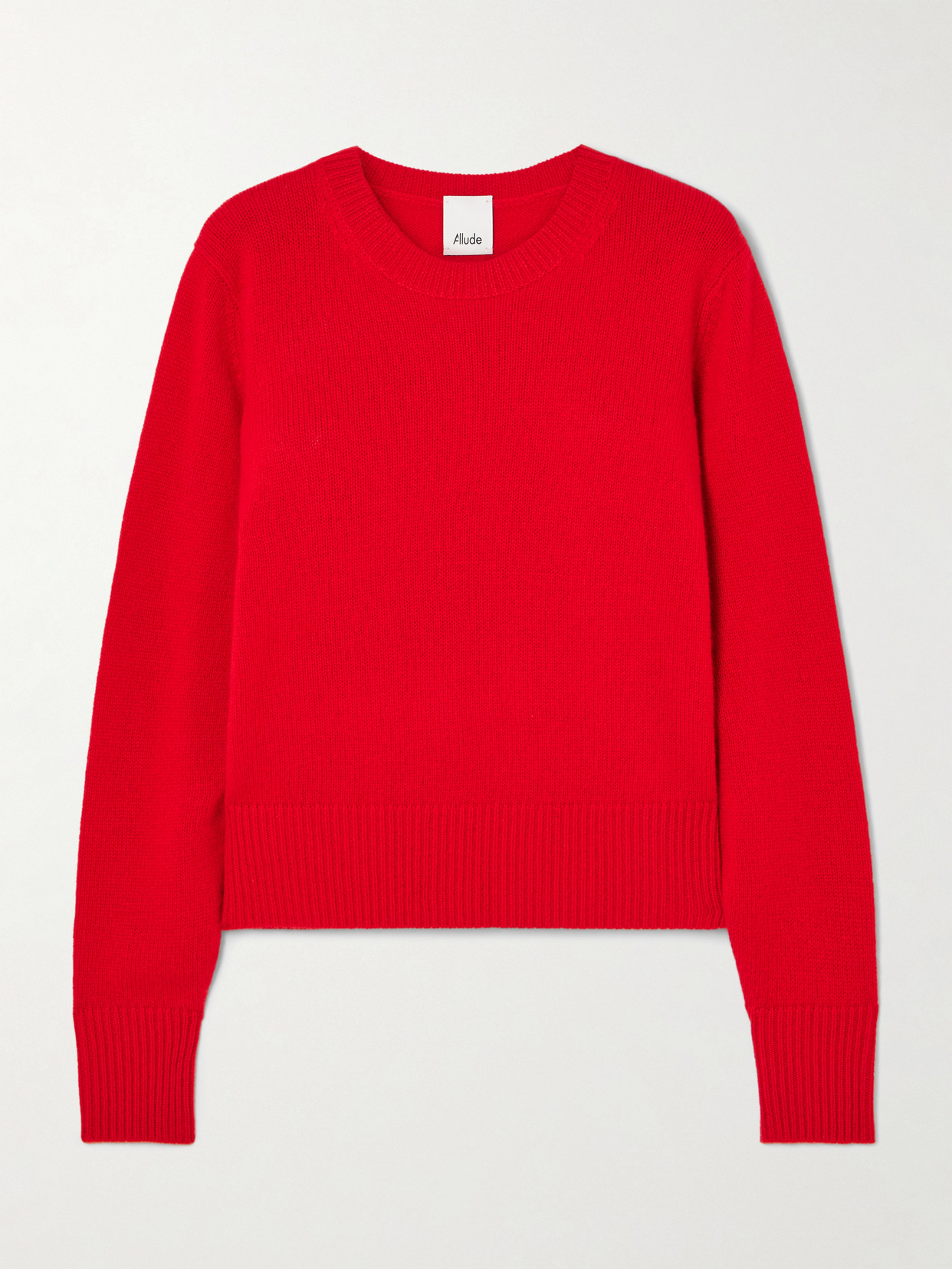 Allude Cashmere Sweater In Red