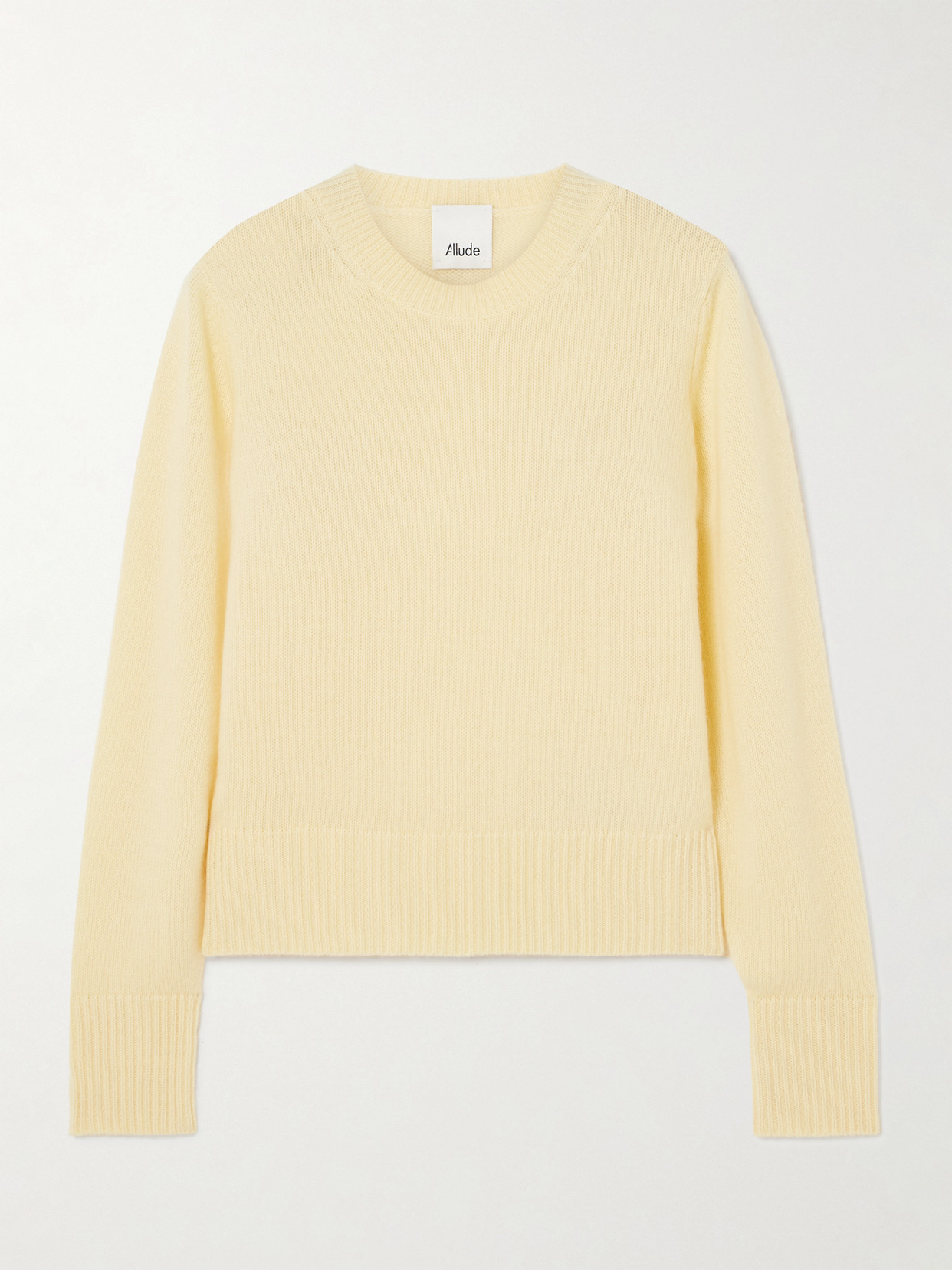 Allude Cashmere Sweater In Yellow
