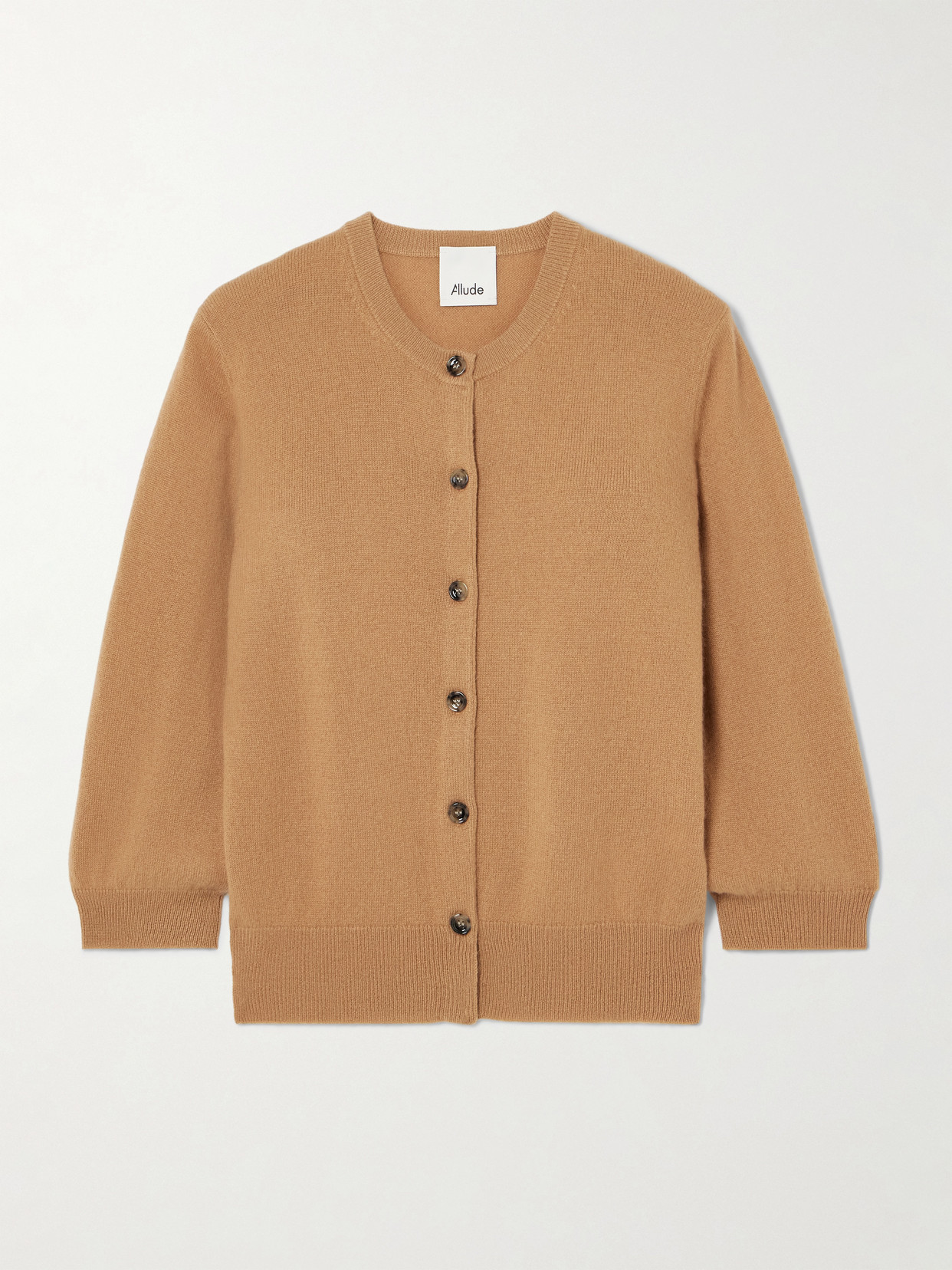 Allude Cashmere Cardigan In Brown