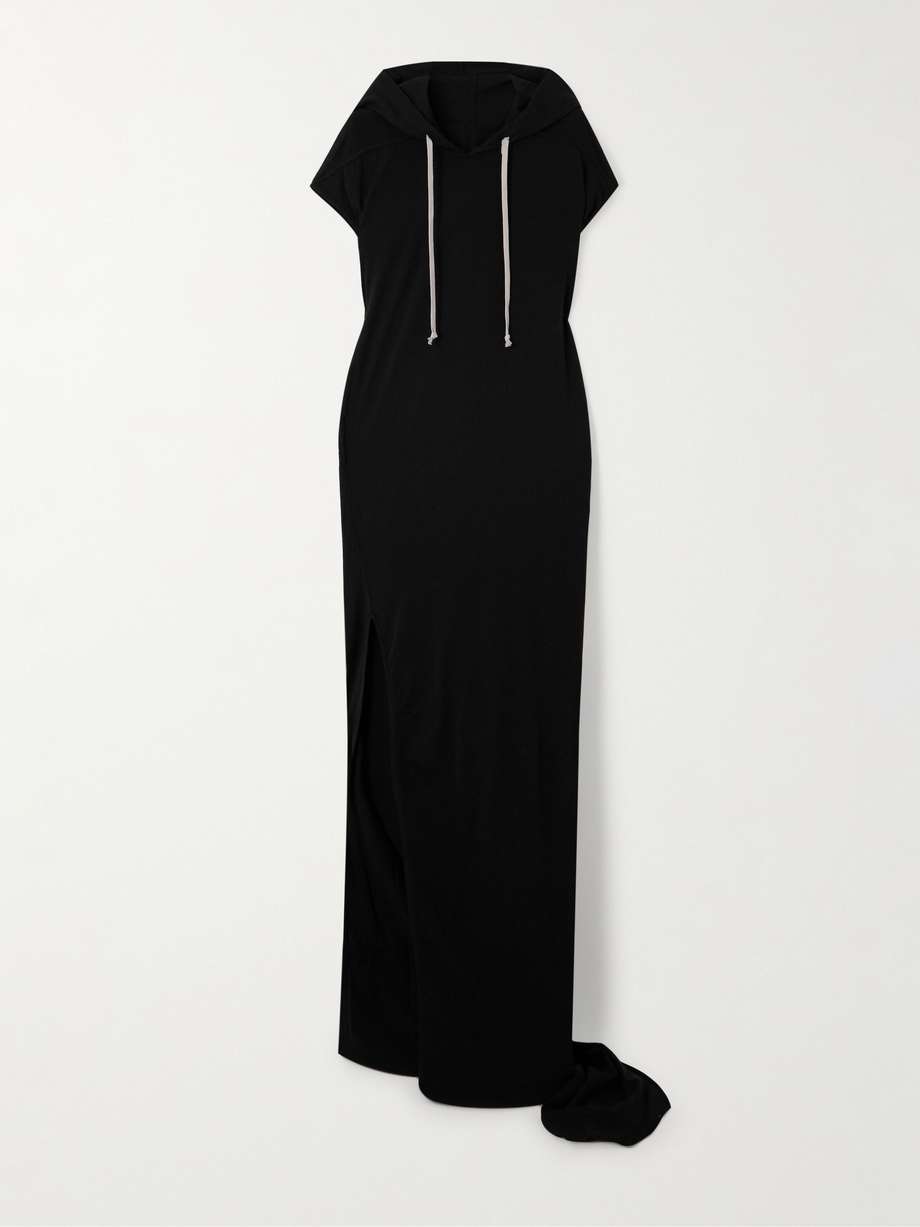 edfu hooded cotton-jersey maxi dress