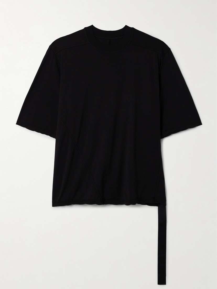 Rick Owens Walrus Paneled Cotton-jersey T-shirt