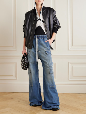 Rick Owens Belas low-rise wide-leg cargo jeans