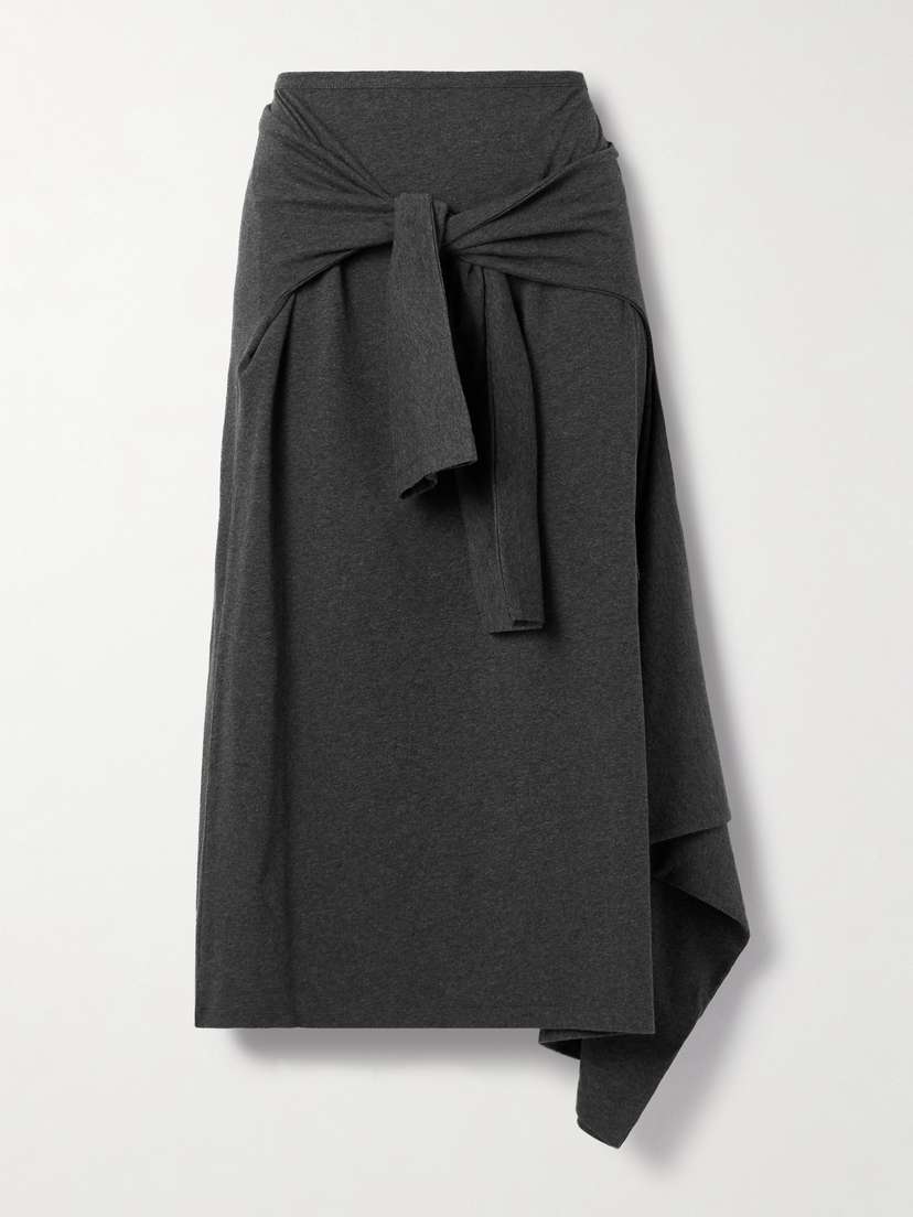 Our Legacy Convertible Cotton-jersey Midi Skirt