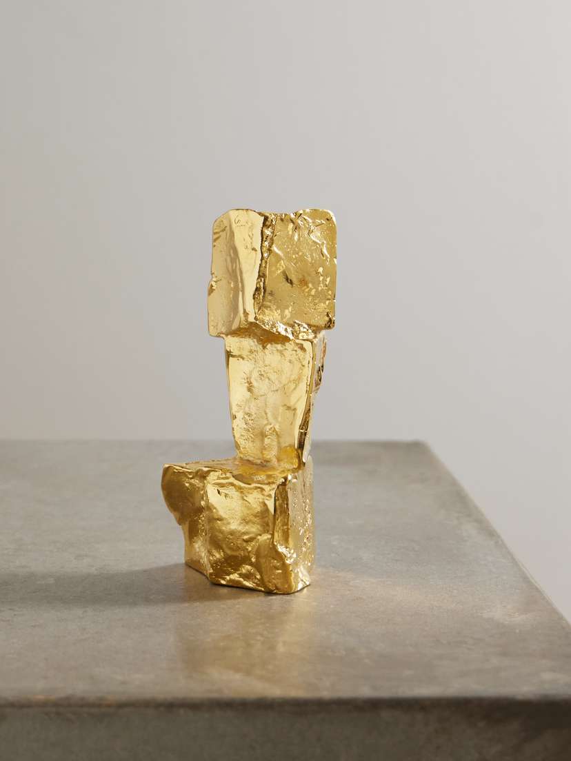 Alighieri The Totemic Devotion Gold-plated Candlestick