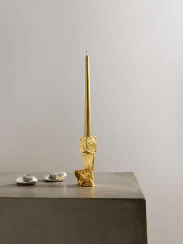 ALIGHIERI The Totemic Devotion gold-plated candlestick