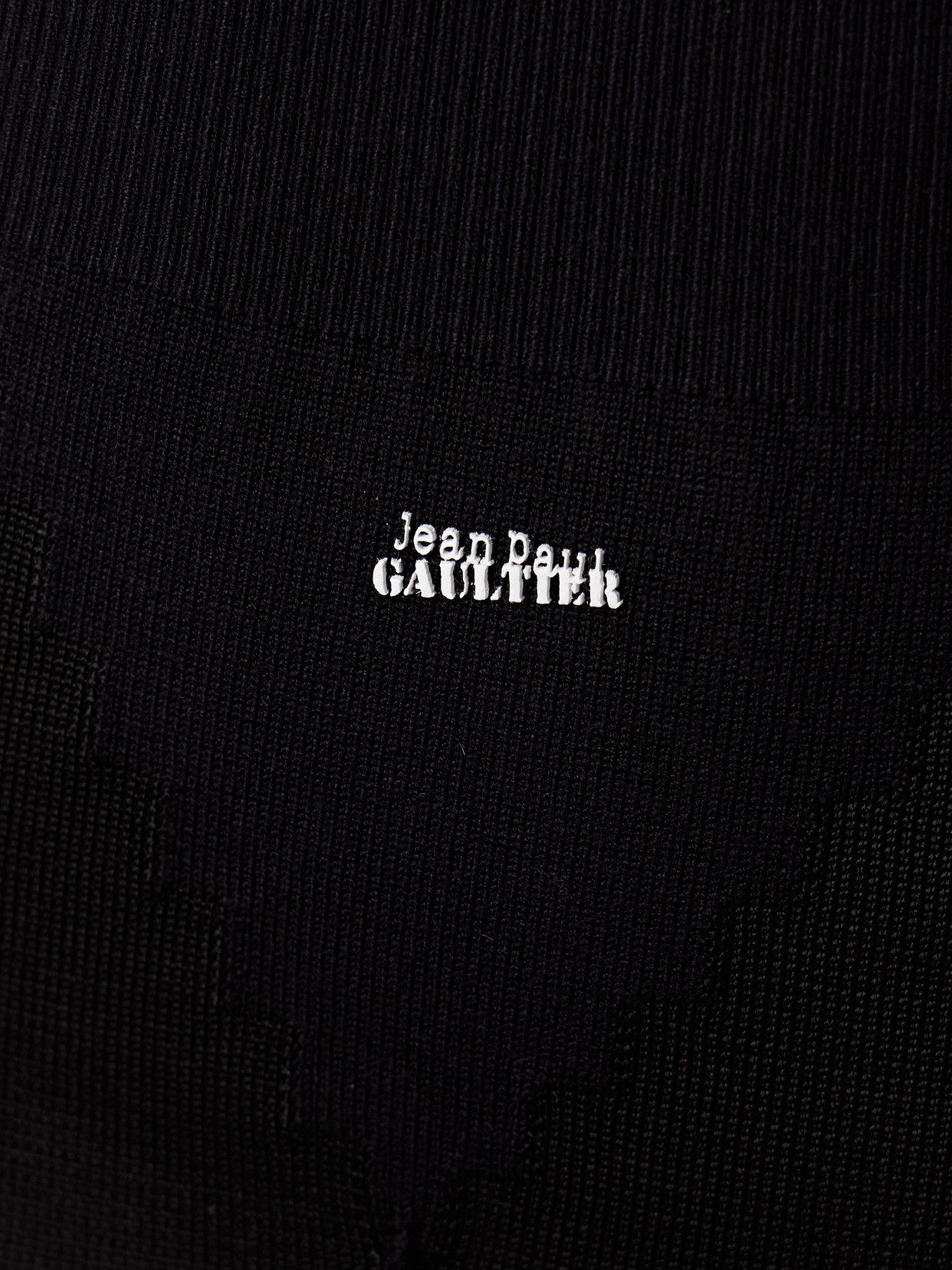 Jean Paul Gaultier Knitted Maxi Skirt In Black