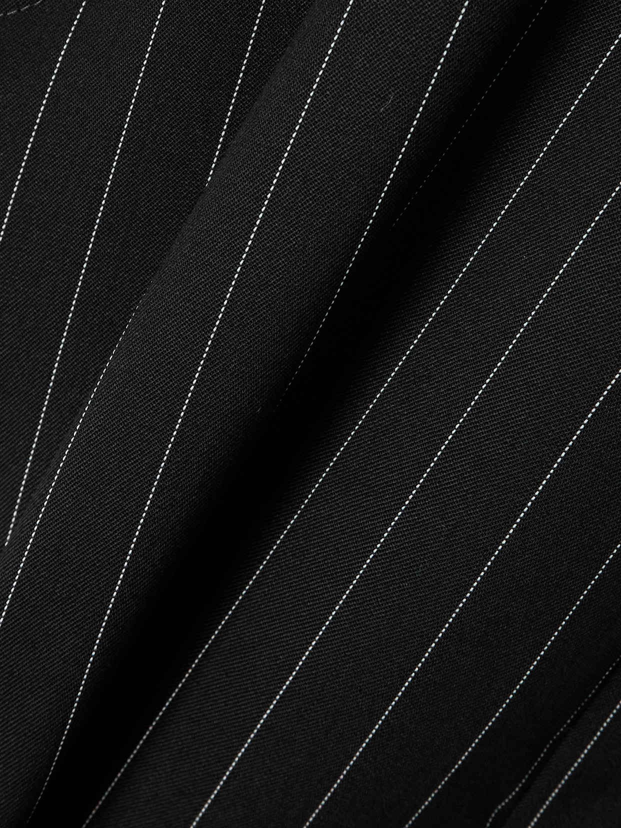 Jean Paul Gaultier Tailored Pinstripe Wool Wide Pants In Unknown