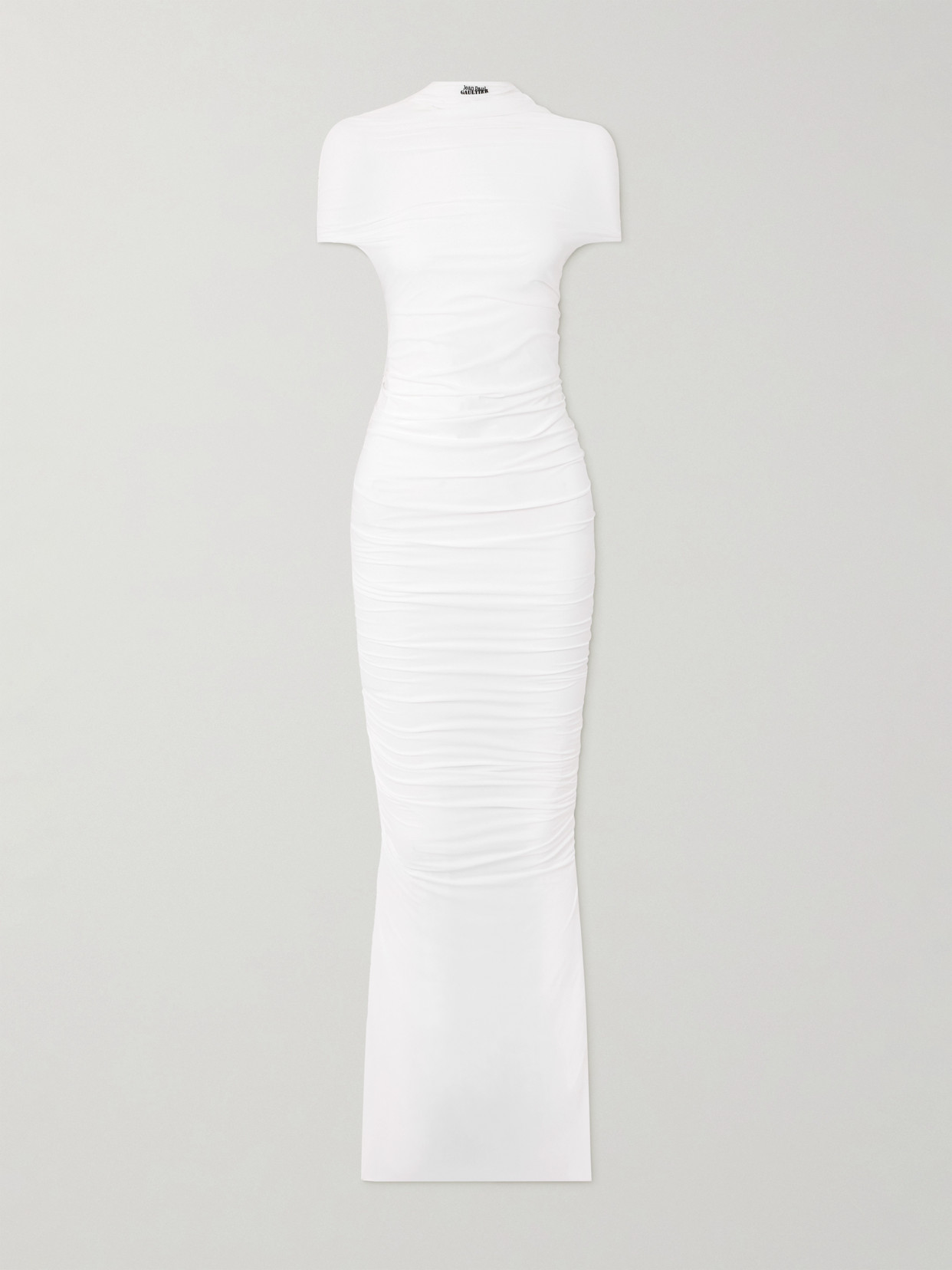 Jean Paul Gaultier - Fringed Stretch-jersey Maxi Dress - White