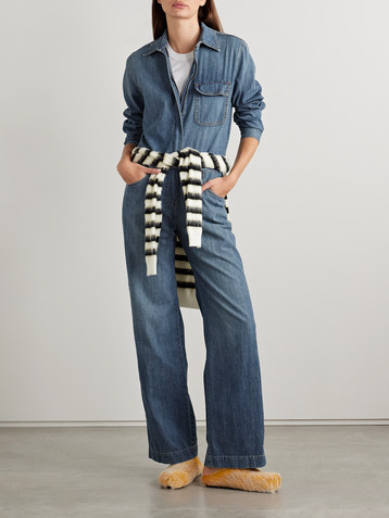 RIVET UTILITY Boyfriend denim jumpsuit