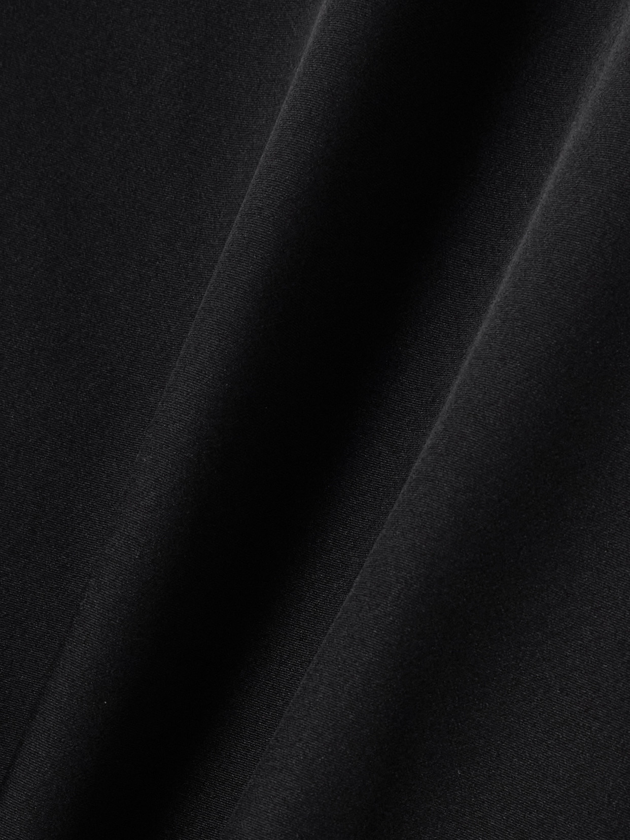 Lisa Yang Silk-blend Satin Midi Skirt In Black