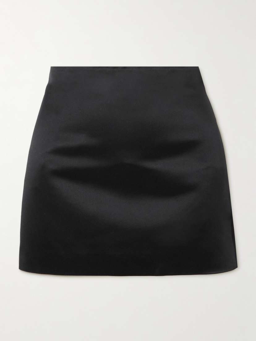 Lisa Yang Silk-satin Mini Skirt