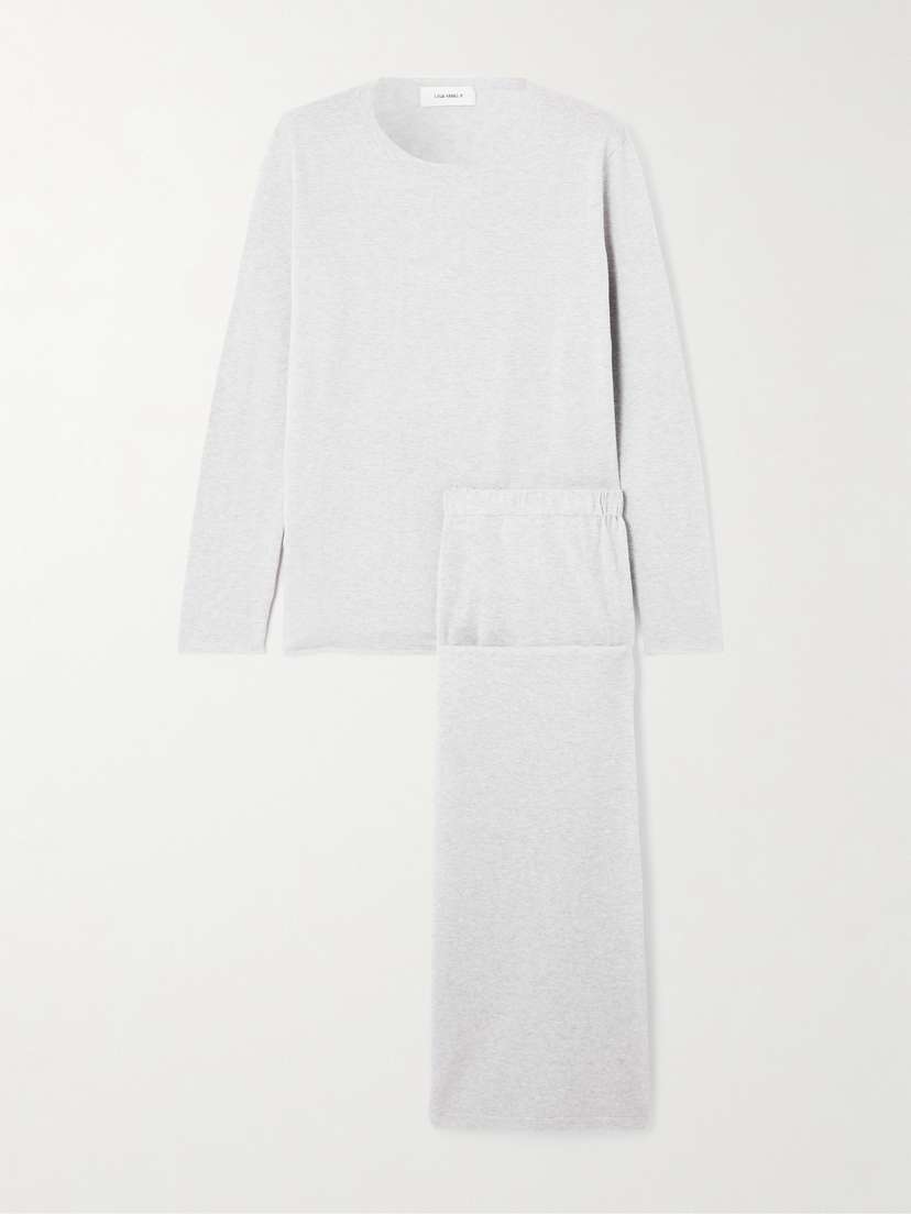 Lisa Yang Maurie And Alvi Cotton And Cashmere-blend Sweater And Pants Set