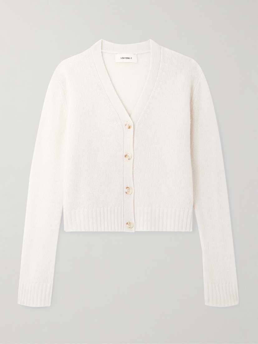 Lisa Yang Marionette Cashmere And Silk-blend Cardigan