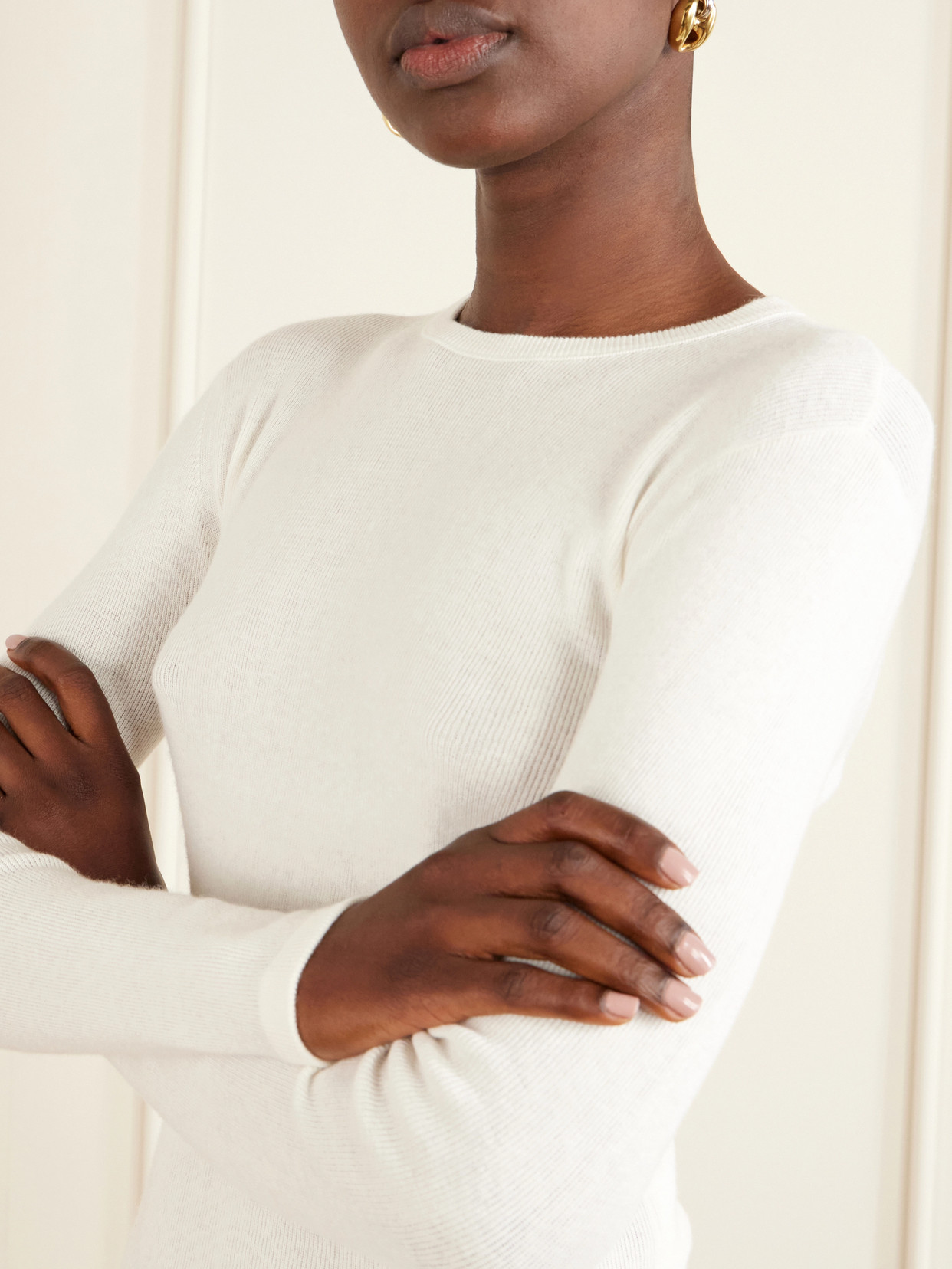 Vivian Cotton And Cashmere-Blend T-Shirt