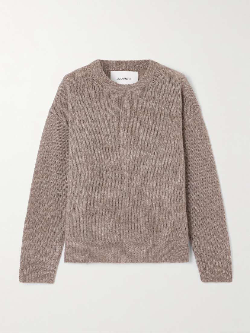 Lisa Yang Lova Cashmere And Silk-blend Sweater
