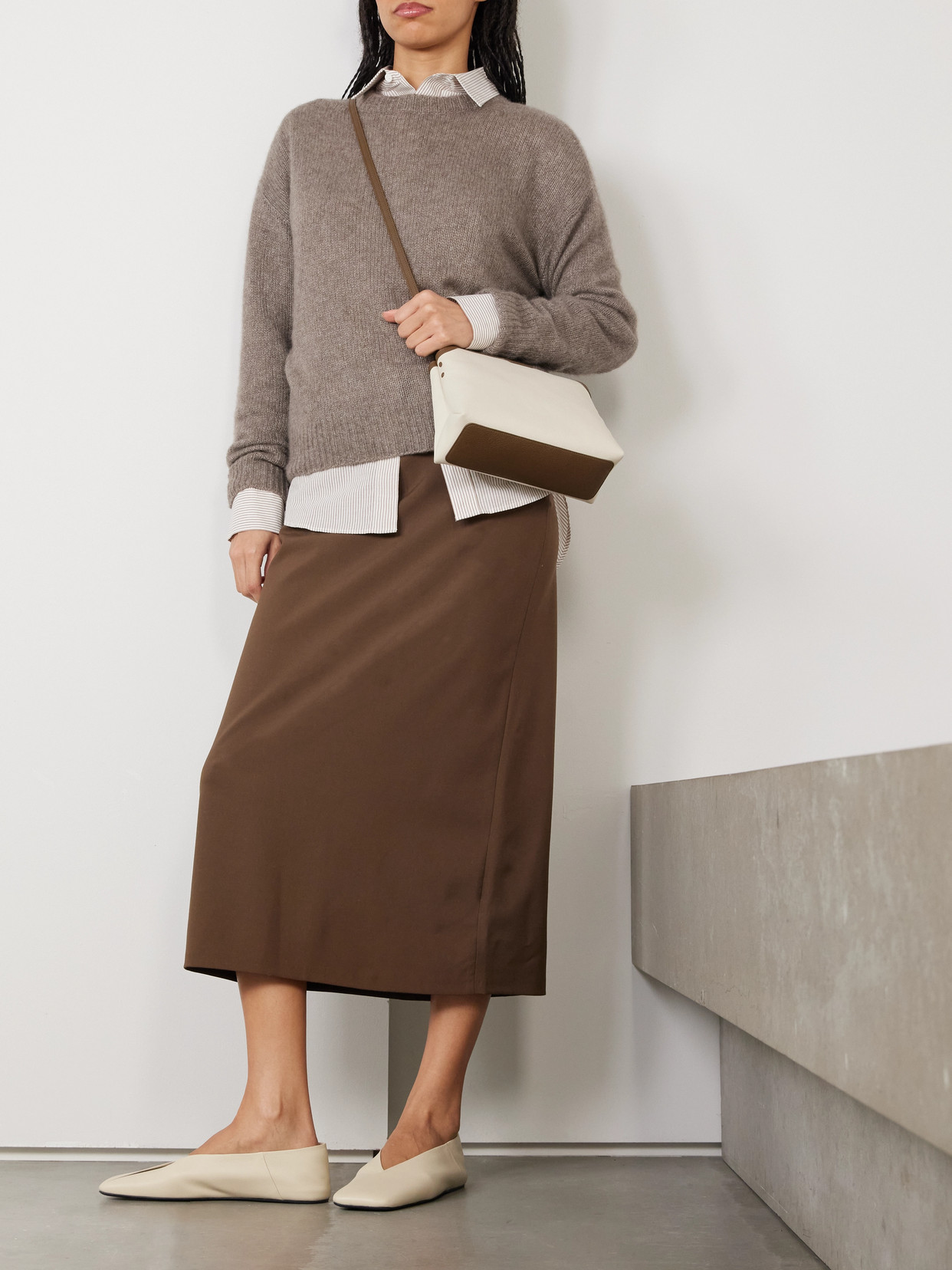 Lisa Yang Elsa Sweater In Brown