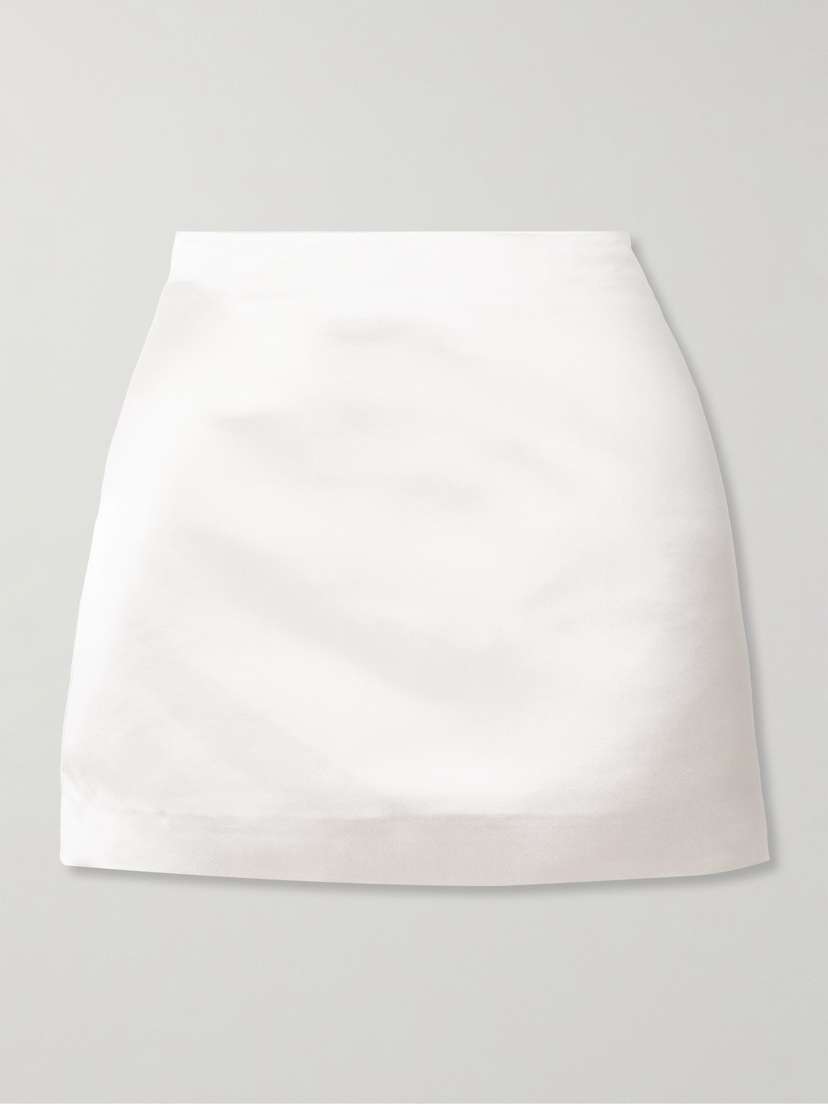 Lisa Yang Silk-satin Mini Skirt