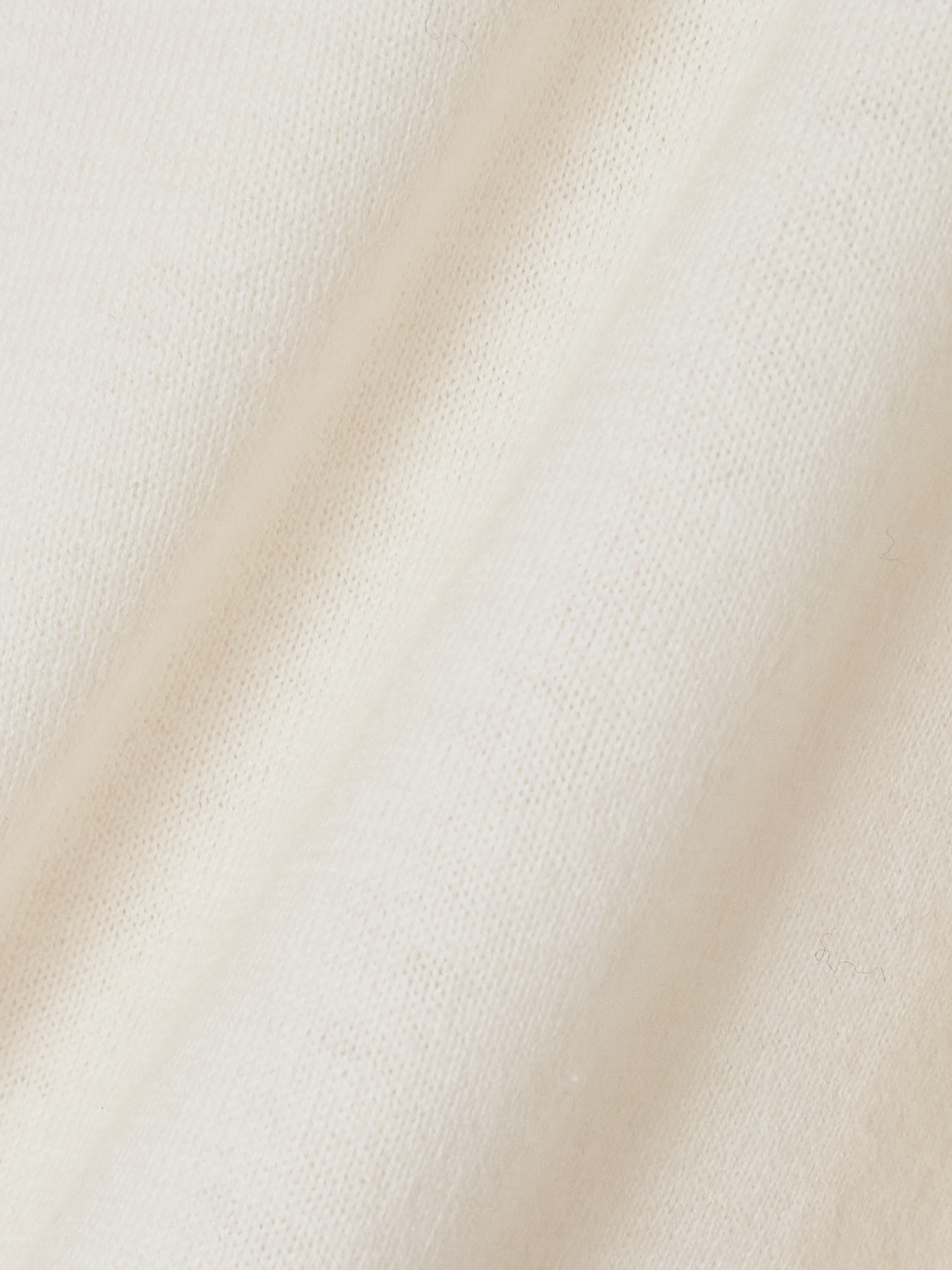 Lisa Yang Rubie Cotton And Cashmere-blend T-shirt In Cream