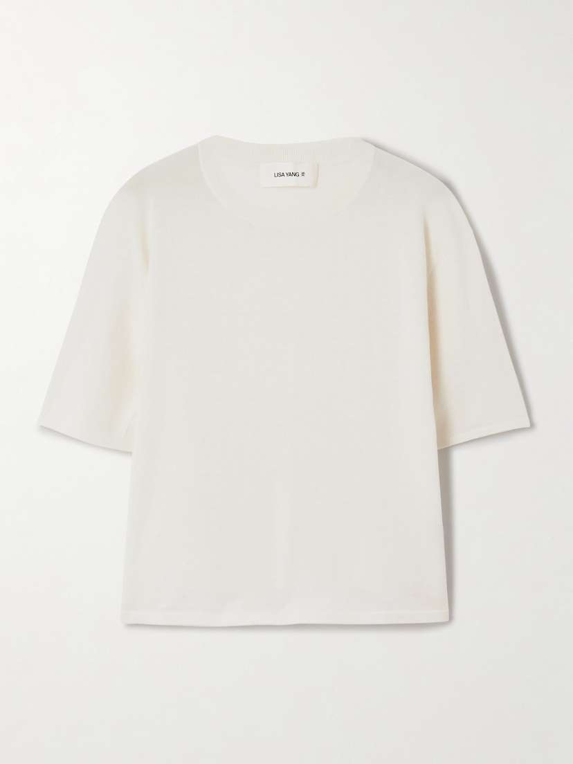 Lisa Yang Rubie Cotton And Cashmere-blend T-shirt