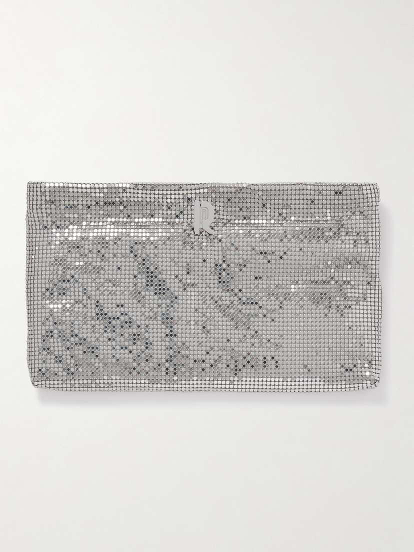 Rabanne Pixel Chainmail Clutch
