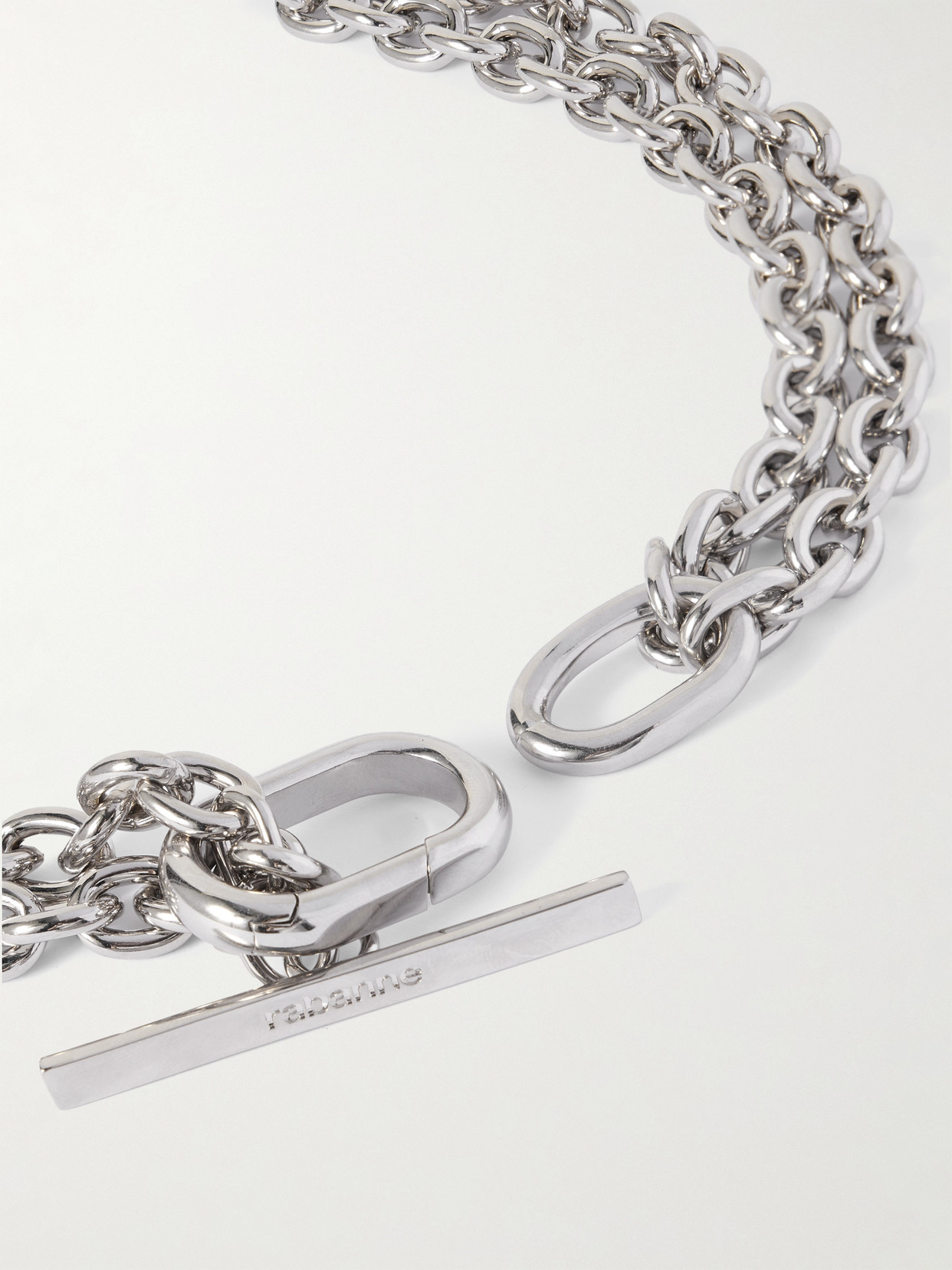 Rabanne Silver-tone Choker In Silver