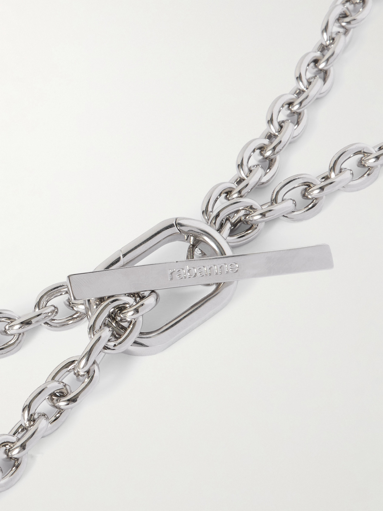 Rabanne Silver-tone Choker In Silver