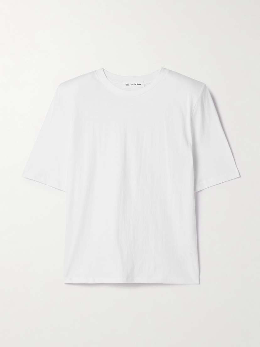 The Frankie Shop Carrington Cotton-jersey T-shirt