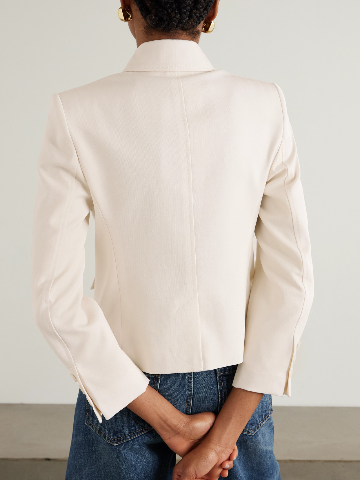 NILI LOTAN JAMISON WOOL-TWILL JACKET
