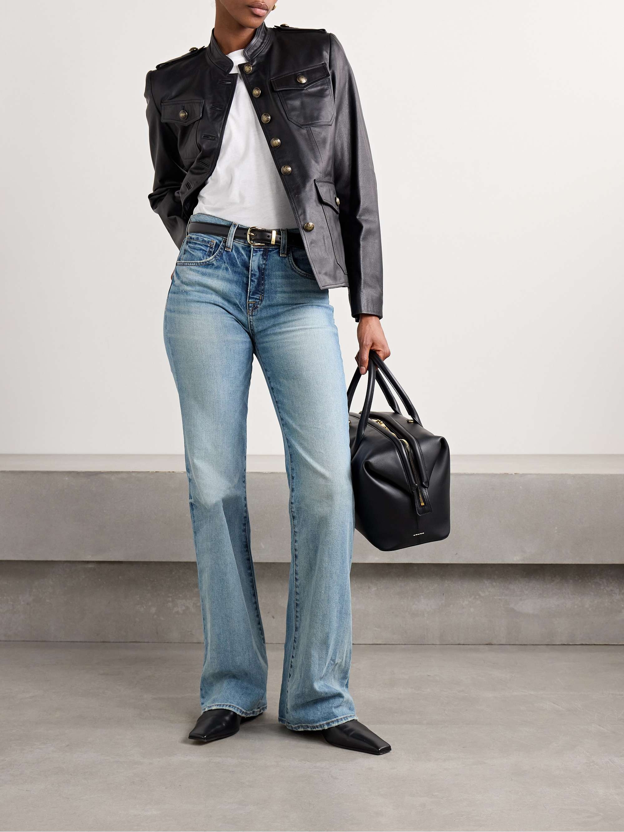 NILI LOTAN Celia high-rise straight-leg jeans