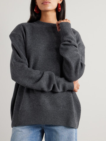 The Frankie Shop Rafaela oversized wool and cashmere-blend sweater