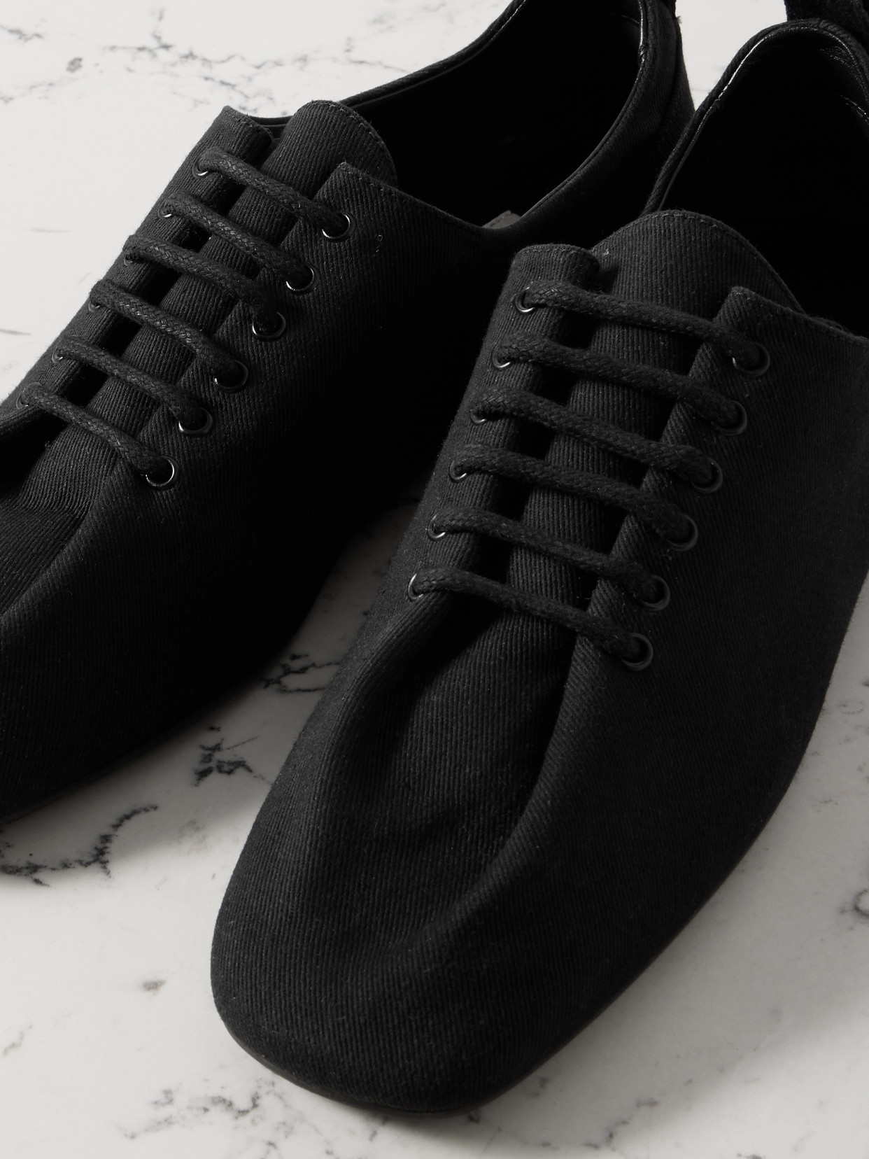 Recycled Cotton-Twill Sneakers