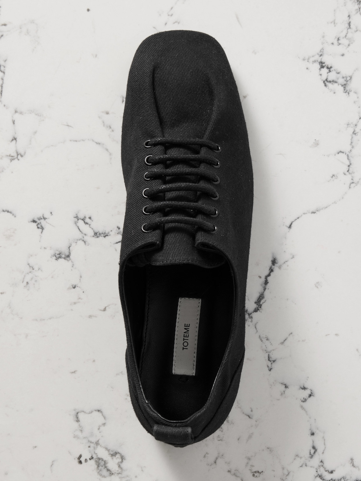 Recycled Cotton-Twill Sneakers