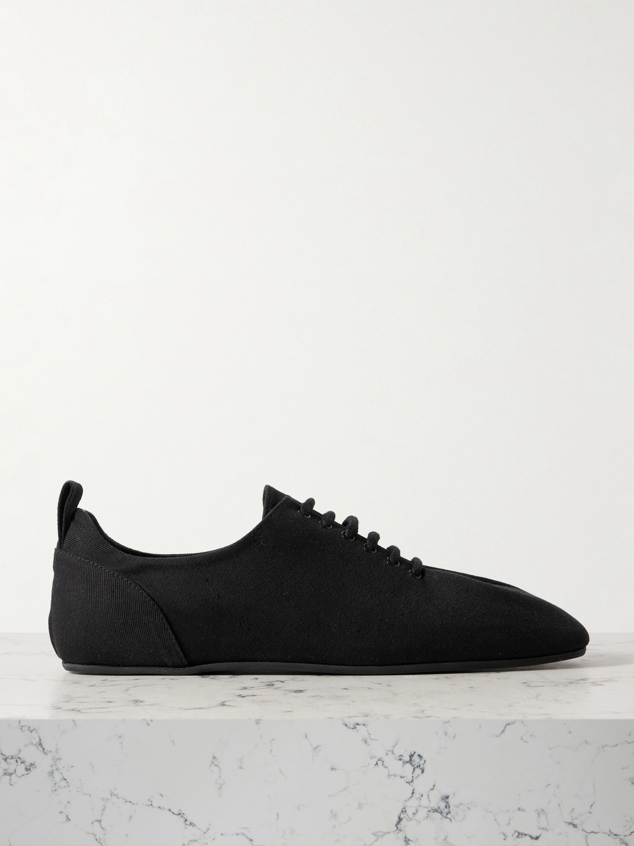 Totême Cotton Canvas Plimsoles In Black