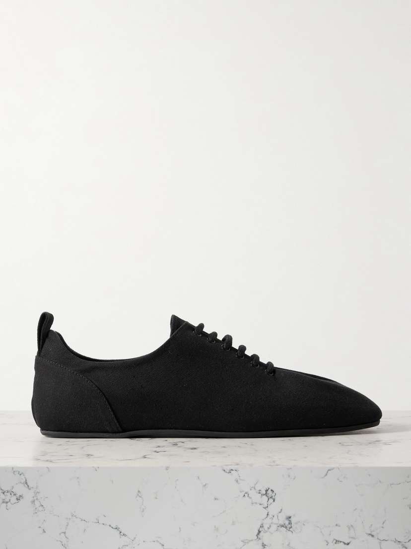 Toteme — Recycled cotton-twill sneakers