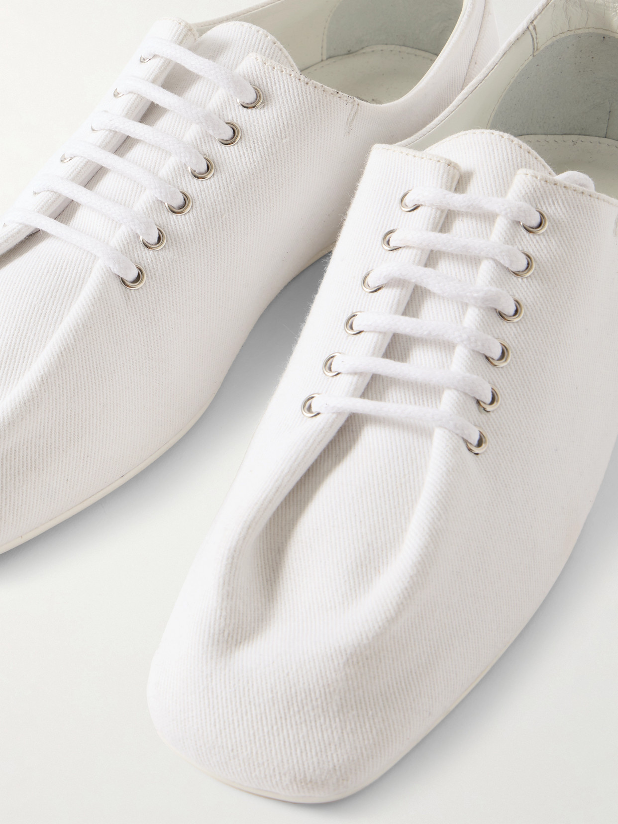 Recycled Cotton-Twill Sneakers